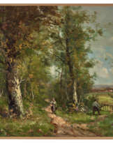 Edma MORISOT-PONTILLON (1839-1921)
Paysage animé…