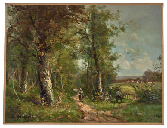Edma MORISOT-PONTILLON (1839-1921)
Paysage animé… - Foto 1