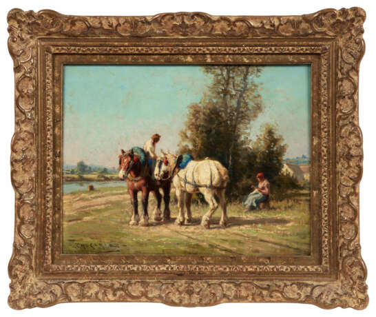 Charles CLAIR (1860-1930)
Chevaux de labour dans… - photo 1
