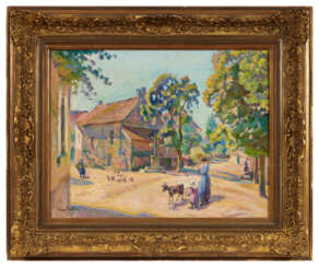 Henri PAILLER (1876-1954)
La place du village da…
