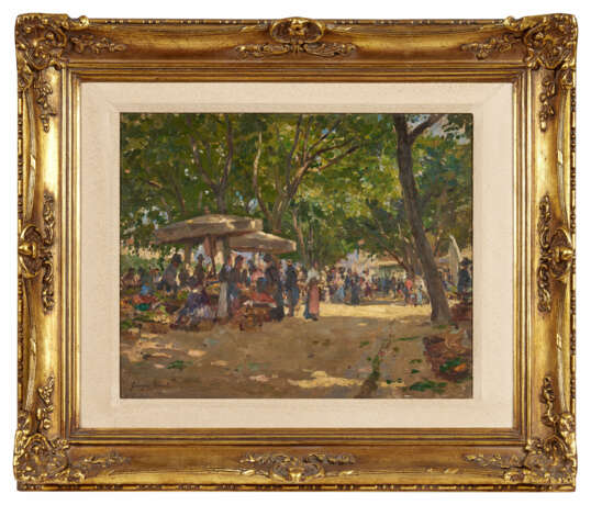 Georges BINET (1865-1949)
Scène de marché aux be… - photo 1