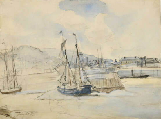 Johan Barthold JONGKIND (1819 - 1891)
Vue du por… - фото 1