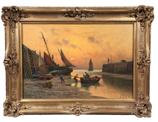 Georges P. MARONIEZ (1865-1933)
Port de Trouvill… - photo 1