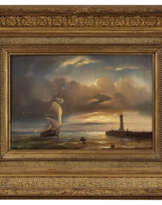 Théodore GUDIN (1802-1880)
Bord de mer, voilier …