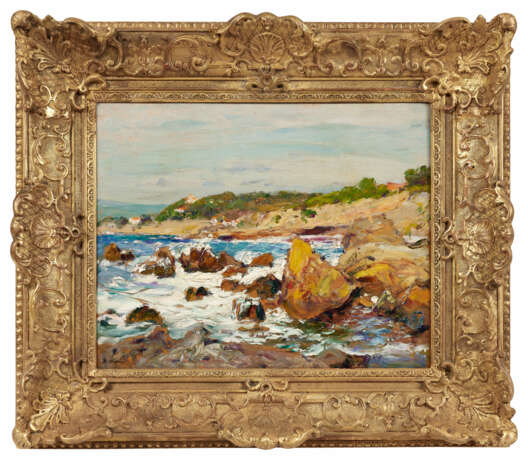 Jean-Baptiste Olive (1848-1936)
Rochers en bord … - Foto 1