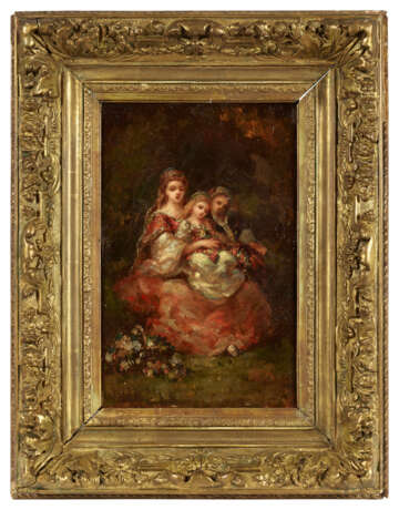 Ecole française du XIXème siècle
Portrait de fe… - photo 1