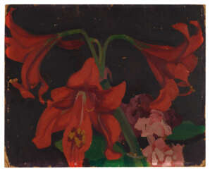 ÉCOLE DU DÉBUT DU XXè SIÈCLE
Bouquet d'Amaryllis…