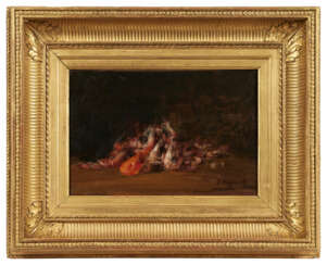 Denis BERGERET (1846-1910)
Crevettes grises et …