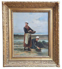 Louis MURATON (1855-1919)Jeune bretonne en bord…