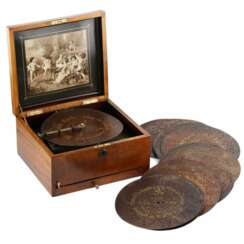 Polyphone &agrave; 23 disques. Vers 1900. 