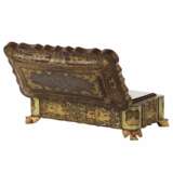 Game box covered with black and gold lacquer. China Canton 19th century. Pearl Chinoiserie 19th century - photo 4