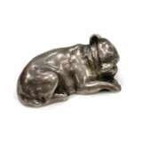 Silver Dog in the Faberge style Russia 1920 century Silver 84 20th century - photo 1