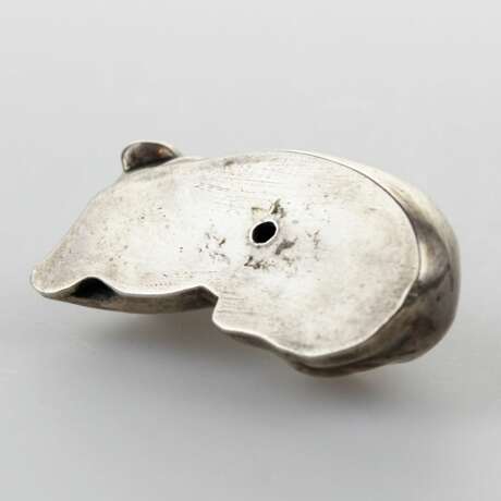 Silver Dog in the Faberge style Russia 1920 century Silver 84 20th century - photo 4