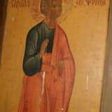 Храмовая икона св.Апостола Фомы. XIХв Levkas Tempera православный иконописный канон Апостол Фома Близнец Russian Empire XIХ век XIХ век. - photo 2