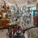 Big Mid-Century Modern Lamp in Chrome Metal and Glass 1970s Métal The end of the 20th century - photo 6