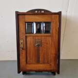 Art deco style wall cabinet Mahogany Early 20th century - photo 1