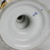 Большая салонная ваза цветы. Эрнст Август Лойтериц. Meissen 19 век Porcelain Hand Painted Gilding 19th century г. - фото 7