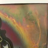 Flame Colored Copper Painting by Arthur UNGER. Signed. Kupfer 20th century - Foto 10