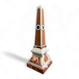 19th Century Pair of Obelisks in Carrara Marble Sicilian Jasper &amp; Black Portoro Мрамор Napoleon III 19th century г. - фото 8