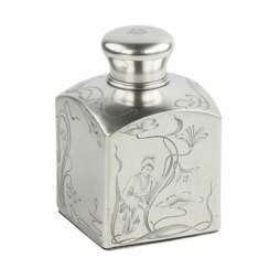 Russian Silver Tea Caddy. Moscow 1896-1908 