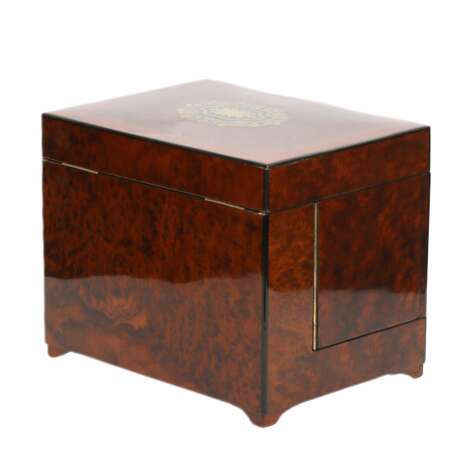 Carriage bar in marquetry technique in the style of Napoleon III. 19th century. Marquetry Napoleon III 19th century - photo 5