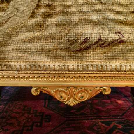 Louis XV style gilded wood firescreen 19th century Naturholz 19th century - Foto 12