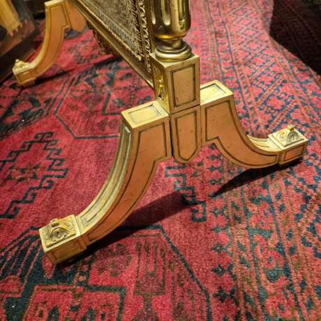 Louis XV style gilded wood firescreen 19th century Naturholz 19th century - Foto 15