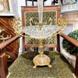 Baccarat Cut Crystal Centerpiece Mounted on Chiseled Gilt Bronze 19th Century Crystal bronze Napoleon III 19th century г. - фото 9