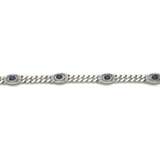 Panzerarmband mit Saphiren - photo 1