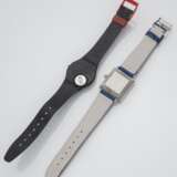 Armbanduhren Konvolut mit einem Silber Spangenarmband - photo 3