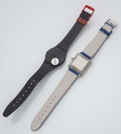 Armbanduhren Konvolut mit einem Silber Spangenarmband - photo 3