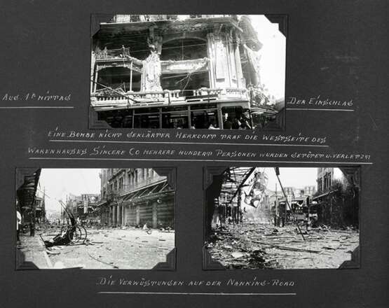 Drei Fotoalben mit Aufnahmen aus Shanghai vor und während des Anti-Japanischen Kriegs - photo 1