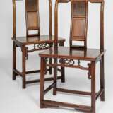 Paar Stühle aus Hartholz - Foto 1