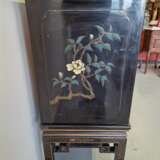 Oriental style cabinet Lacquered wood Asian Art Mid-20th century - photo 5