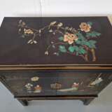 Oriental style cabinet Lacquered wood Asian Art Mid-20th century - photo 10