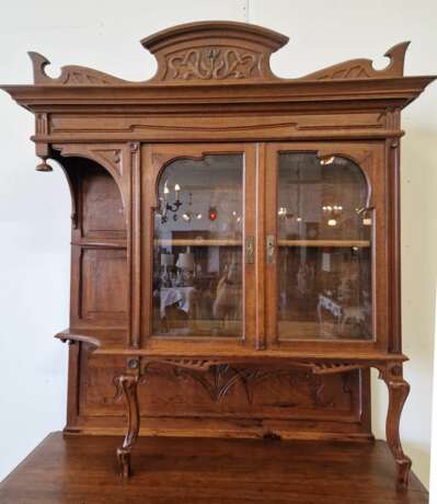 Art Nouveau style buffet Oak Art Nouveau At the turn of the 18th -19th century - photo 1