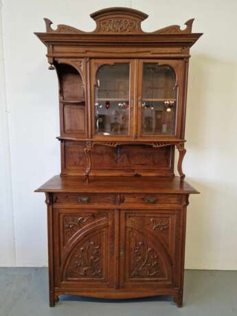 Art Nouveau style buffet Oak Art Nouveau At the turn of the 18th -19th century - photo 7