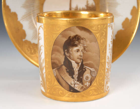 Tasse mit dem Porträt Herzog Augusts vo - photo 2