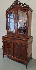 Antique mahogany bookcase - secretary