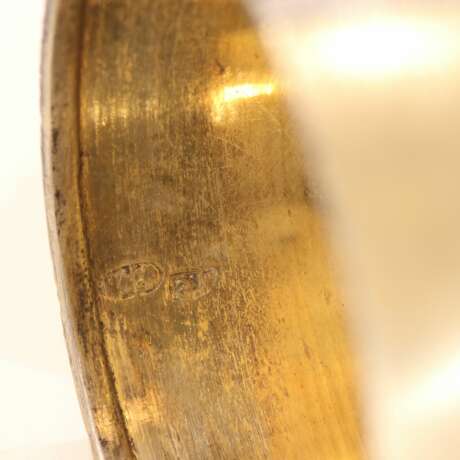 Oeuf poche en argent. &Eacute;ric Collin. Firme Faberge. Silver 84 Gilding Late 19th century - Foto 9