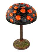 Cuivre. Lampe style Tiffany. Oranger . 