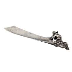 Original silver paper knife, Faberge firm, last quarter of the 19th century. 