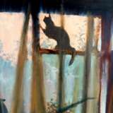 Window 1. oil on cardboard Zeitgenössischer Realismus Romantic Ukraine 2025 - Foto 3