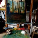 Window 1. oil on cardboard Zeitgenössischer Realismus Romantic Ukraine 2025 - Foto 4