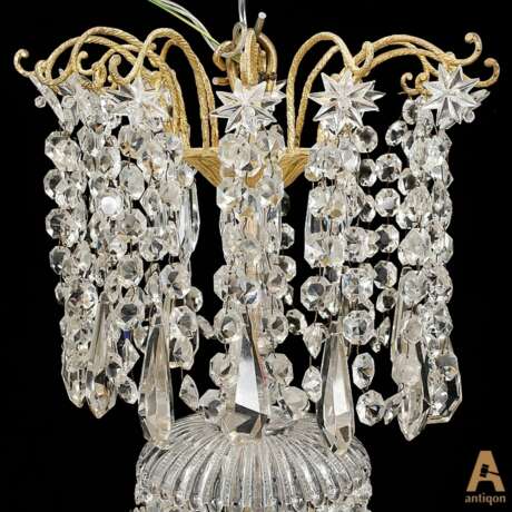 Lustre pour 25 bougies. 19&egrave;me si&egrave;cle. Vergoldete Bronze Late 19th century - Foto 4