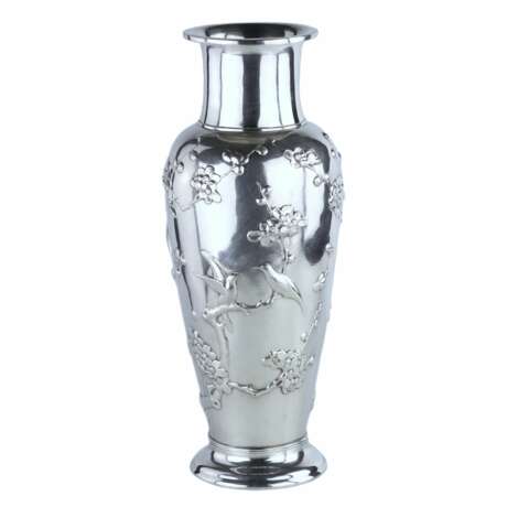 SILVER VASE IN JAPANESE STYLE TIFFANY &amp; CO. USA 1928 Silver Early 20th century - photo 3