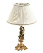 Bronze. Table lamp Putti 
