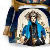 Pair of Louis XV style Gilt Armchairs with Surrealist Iconography Upholstery Textilien Baroque 19th century - Foto 3