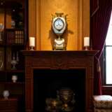 French Louis XVI Style biscuit and Gilt Bronze Mantel Clock 19t Century Bronze 19th century - Foto 6