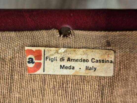 Set of Vico Magistretti Lounge Chairs for Cassina Model 896 Italy 1960s Leder 20th century - Foto 6